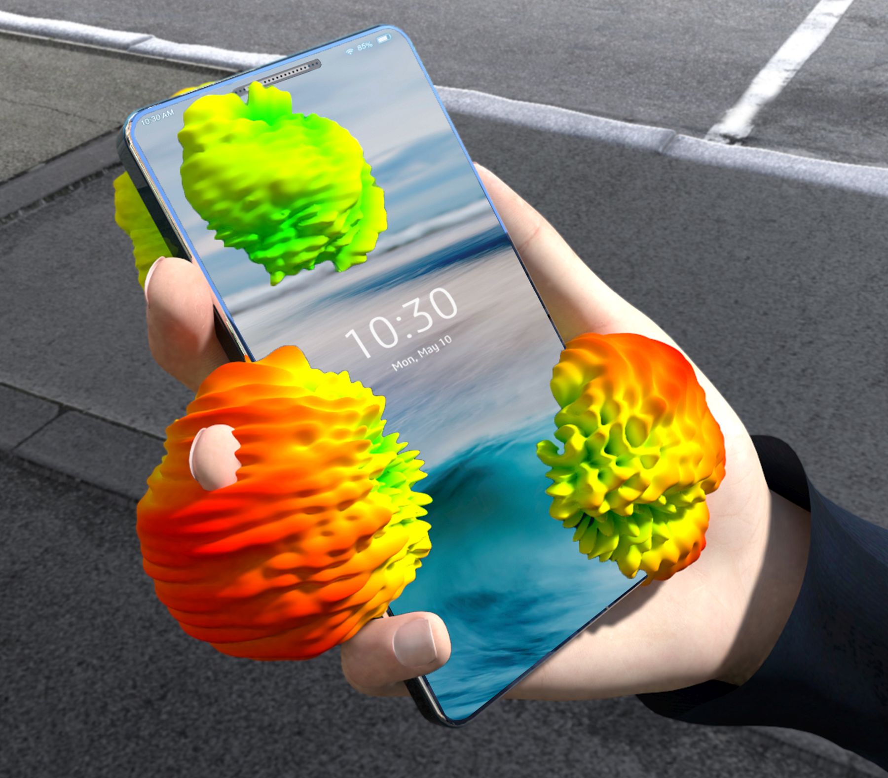 Smartphone EM field simulation