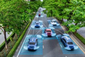 AI cars connected