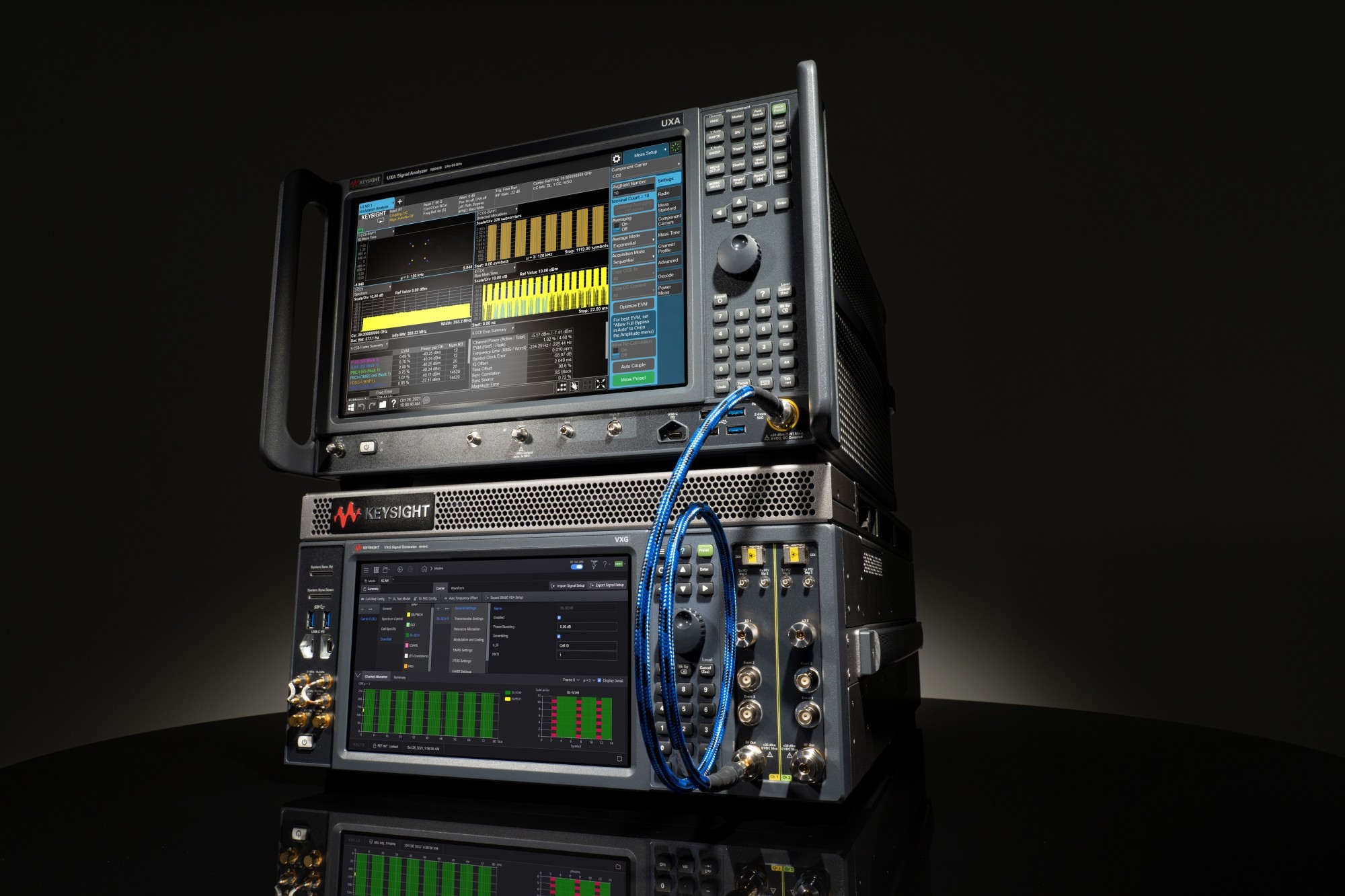 Keysight VXG, UXA combo